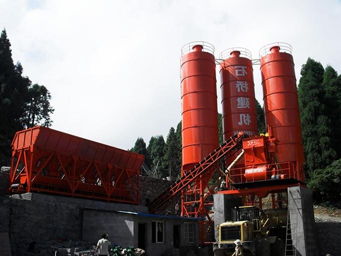 台湾 仙女山搅拌站 近景